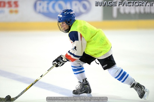 2012-06-29 Stage estivo hockey Asiago 0636 Partita - Leonardo Quadrio